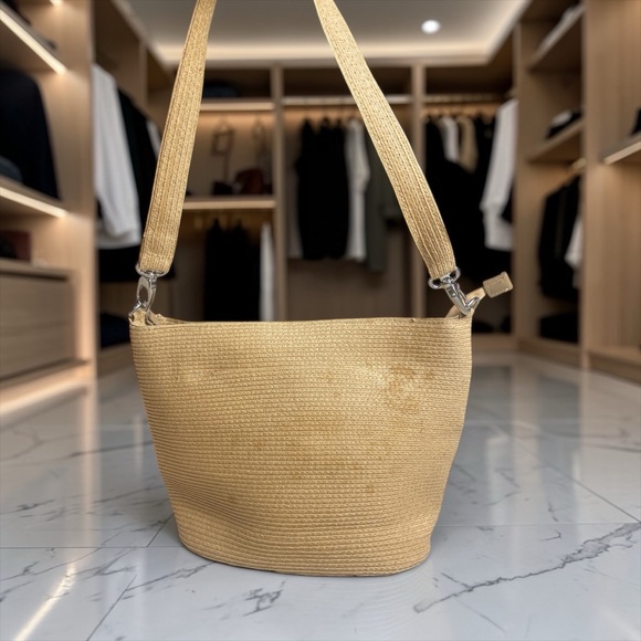 The Sak Handbags - The Sak Beige Woven Strap Hobo